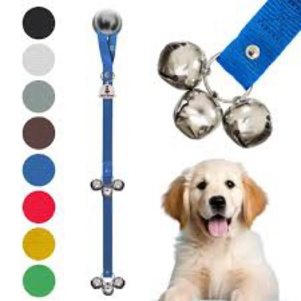 Dog Doorbell, Dog Potty Training Bells,POOCHIE BELLS USA Dog Trainer Recommended